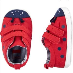 Carter’s ladybug baby shoes